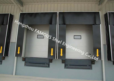 China Handels-PVC-Türen mit faltender Gummidichtung für logistischen Entleerungsplattform-Gebrauch fournisseur