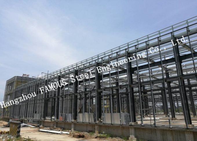 Vorfabrizierte modulare industrielle Stahlgebäude-Größe kundengebundene schnelle Installation 0